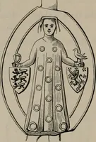 An illustration from The visitations of the county of Nottingham in the years 1569 and 1614 : with many other descents of the same county (1871)