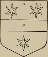 An illustration from The visitations of the county of Sussex made and taken in the years 1530, Thomas Benolte, Clarenceux king of arms; and 1633-4 by John Philipot, Somerset herald, and George Owen, York herald, for Sir John Burroughs, Garter, and Sir Richard St. George, Clarenceux (1905)