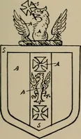 An illustration from The visitations of the county of Sussex made and taken in the years 1530, Thomas Benolte, Clarenceux king of arms; and 1633-4 by John Philipot, Somerset herald, and George Owen, York herald, for Sir John Burroughs, Garter, and Sir Richard St. George, Clarenceux (1905)