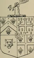 An illustration from The visitations of the county of Sussex made and taken in the years 1530, Thomas Benolte, Clarenceux king of arms; and 1633-4 by John Philipot, Somerset herald, and George Owen, York herald, for Sir John Burroughs, Garter, and Sir Richard St. George, Clarenceux (1905)