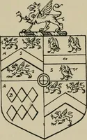 An illustration from The visitations of the county of Sussex made and taken in the years 1530, Thomas Benolte, Clarenceux king of arms; and 1633-4 by John Philipot, Somerset herald, and George Owen, York herald, for Sir John Burroughs, Garter, and Sir Richard St. George, Clarenceux (1905)