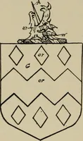 An illustration from The visitations of the county of Sussex made and taken in the years 1530, Thomas Benolte, Clarenceux king of arms; and 1633-4 by John Philipot, Somerset herald, and George Owen, York herald, for Sir John Burroughs, Garter, and Sir Richard St. George, Clarenceux (1905)