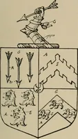 An illustration from The visitations of the county of Sussex made and taken in the years 1530, Thomas Benolte, Clarenceux king of arms; and 1633-4 by John Philipot, Somerset herald, and George Owen, York herald, for Sir John Burroughs, Garter, and Sir Richard St. George, Clarenceux (1905)