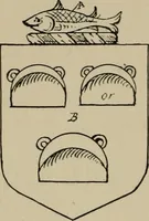 An illustration from The visitations of the county of Sussex made and taken in the years 1530, Thomas Benolte, Clarenceux king of arms; and 1633-4 by John Philipot, Somerset herald, and George Owen, York herald, for Sir John Burroughs, Garter, and Sir Richard St. George, Clarenceux (1905)
