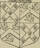 An illustration from The visitations of the county of Sussex made and taken in the years 1530, Thomas Benolte, Clarenceux king of arms; and 1633-4 by John Philipot, Somerset herald, and George Owen, York herald, for Sir John Burroughs, Garter, and Sir Richard St. George, Clarenceux (1905)