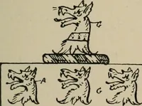 An illustration from The visitations of the county of Sussex made and taken in the years 1530, Thomas Benolte, Clarenceux king of arms; and 1633-4 by John Philipot, Somerset herald, and George Owen, York herald, for Sir John Burroughs, Garter, and Sir Richard St. George, Clarenceux (1905)