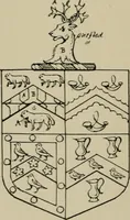 An illustration from The visitations of the county of Sussex made and taken in the years 1530, Thomas Benolte, Clarenceux king of arms; and 1633-4 by John Philipot, Somerset herald, and George Owen, York herald, for Sir John Burroughs, Garter, and Sir Richard St. George, Clarenceux (1905)