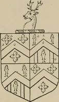 An illustration from The visitations of the county of Sussex made and taken in the years 1530, Thomas Benolte, Clarenceux king of arms; and 1633-4 by John Philipot, Somerset herald, and George Owen, York herald, for Sir John Burroughs, Garter, and Sir Richard St. George, Clarenceux (1905)