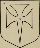 An illustration from The visitations of the county of Sussex made and taken in the years 1530, Thomas Benolte, Clarenceux king of arms; and 1633-4 by John Philipot, Somerset herald, and George Owen, York herald, for Sir John Burroughs, Garter, and Sir Richard St. George, Clarenceux (1905)