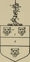 An illustration from The visitations of the county of Sussex made and taken in the years 1530, Thomas Benolte, Clarenceux king of arms; and 1633-4 by John Philipot, Somerset herald, and George Owen, York herald, for Sir John Burroughs, Garter, and Sir Richard St. George, Clarenceux (1905)