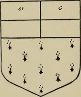 An illustration from The visitations of the county of Sussex made and taken in the years 1530, Thomas Benolte, Clarenceux king of arms; and 1633-4 by John Philipot, Somerset herald, and George Owen, York herald, for Sir John Burroughs, Garter, and Sir Richard St. George, Clarenceux (1905)