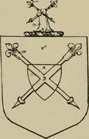 An illustration from The visitations of the county of Sussex made and taken in the years 1530, Thomas Benolte, Clarenceux king of arms; and 1633-4 by John Philipot, Somerset herald, and George Owen, York herald, for Sir John Burroughs, Garter, and Sir Richard St. George, Clarenceux (1905)