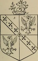 An illustration from The visitations of the county of Sussex made and taken in the years 1530, Thomas Benolte, Clarenceux king of arms; and 1633-4 by John Philipot, Somerset herald, and George Owen, York herald, for Sir John Burroughs, Garter, and Sir Richard St. George, Clarenceux (1905)
