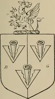 An illustration from The visitations of the county of Sussex made and taken in the years 1530, Thomas Benolte, Clarenceux king of arms; and 1633-4 by John Philipot, Somerset herald, and George Owen, York herald, for Sir John Burroughs, Garter, and Sir Richard St. George, Clarenceux (1905)