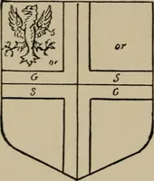 An illustration from The visitations of the county of Sussex made and taken in the years 1530, Thomas Benolte, Clarenceux king of arms; and 1633-4 by John Philipot, Somerset herald, and George Owen, York herald, for Sir John Burroughs, Garter, and Sir Richard St. George, Clarenceux (1905)