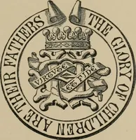 An illustration from The visitations of the county of Sussex made and taken in the years 1530, Thomas Benolte, Clarenceux king of arms; and 1633-4 by John Philipot, Somerset herald, and George Owen, York herald, for Sir John Burroughs, Garter, and Sir Richard St. George, Clarenceux (1905)
