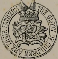 Picture 9 of 30 from The visitations of the county of Oxford : taken in the years 1566 by William Harvey, Clarencieux; 1574 by Richard Lee, Portcullis ; and in 1634 by John Philpott, Somerset, and William Ryley, Bluemantle. Together with The gatherings of Oxfordshire, collected by Richard Lee in 1574 (1871), leaf 412