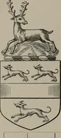 An illustration from The visitations of the county of Oxford : taken in the years 1566 by William Harvey, Clarencieux; 1574 by Richard Lee, Portcullis ; and in 1634 by John Philpott, Somerset, and William Ryley, Bluemantle. Together with The gatherings of Oxfordshire, collected by Richard Lee in 1574 (1871)