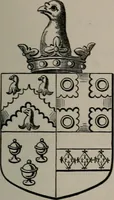 An illustration from The visitations of the county of Oxford : taken in the years 1566 by William Harvey, Clarencieux; 1574 by Richard Lee, Portcullis ; and in 1634 by John Philpott, Somerset, and William Ryley, Bluemantle. Together with The gatherings of Oxfordshire, collected by Richard Lee in 1574 (1871)
