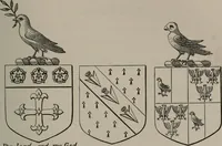 An illustration from The visitations of the county of Oxford : taken in the years 1566 by William Harvey, Clarencieux; 1574 by Richard Lee, Portcullis ; and in 1634 by John Philpott, Somerset, and William Ryley, Bluemantle. Together with The gatherings of Oxfordshire, collected by Richard Lee in 1574 (1871)