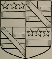 An illustration from The visitations of the county of Oxford : taken in the years 1566 by William Harvey, Clarencieux; 1574 by Richard Lee, Portcullis ; and in 1634 by John Philpott, Somerset, and William Ryley, Bluemantle. Together with The gatherings of Oxfordshire, collected by Richard Lee in 1574 (1871)