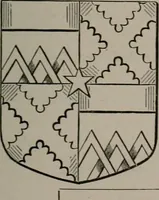 An illustration from The visitations of the county of Oxford : taken in the years 1566 by William Harvey, Clarencieux; 1574 by Richard Lee, Portcullis ; and in 1634 by John Philpott, Somerset, and William Ryley, Bluemantle. Together with The gatherings of Oxfordshire, collected by Richard Lee in 1574 (1871)