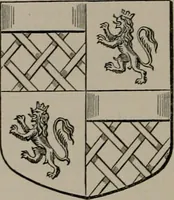 An illustration from The visitations of the county of Oxford : taken in the years 1566 by William Harvey, Clarencieux; 1574 by Richard Lee, Portcullis ; and in 1634 by John Philpott, Somerset, and William Ryley, Bluemantle. Together with The gatherings of Oxfordshire, collected by Richard Lee in 1574 (1871)