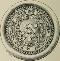 An illustration from The visitations of Hertfordshire : made by Robert Cooke, esq.,Clarencieux, in 1572, and Sir Richard St. George, kt., Clarencieux, in 1634, with Hertfordshire pedigrees from Harleian mss. 6147 and 1546 (1886)