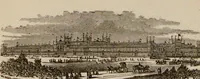 An illustration from Visitors' guide to the Centennial Exhibition and Philadelphia : May 10th to November 10th, 1876 : authorized by the Centennial Board of Finance, and approved by the Director-General : the only guide-book sold on the exhibition grounds (1875)