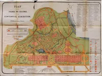 Picture 1 of 2 from Visitors' guide to the Centennial Exhibition and Philadelphia : May 10th to November 10th, 1876 : authorized by the Centennial Board of Finance, and approved by the Director-General : the only guide-book sold on the exhibition grounds (1875), leaf 5