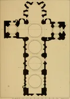 An illustration from A visit to the domed churches of Charente, France, by the Architectural Association of London, in the year 1875 : published as a memorial to Edmund Sharpe : with an historical and descriptive text, illustrated by sixty photo-lithographed plates (1880)