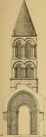 An illustration from A visit to the domed churches of Charente, France, by the Architectural Association of London, in the year 1875 : published as a memorial to Edmund Sharpe : with an historical and descriptive text, illustrated by sixty photo-lithographed plates (1880)