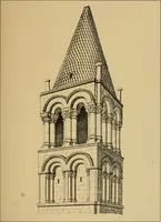 An illustration from A visit to the domed churches of Charente, France, by the Architectural Association of London, in the year 1875 : published as a memorial to Edmund Sharpe : with an historical and descriptive text, illustrated by sixty photo-lithographed plates (1880)