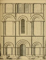 An illustration from A visit to the domed churches of Charente, France, by the Architectural Association of London, in the year 1875 : published as a memorial to Edmund Sharpe : with an historical and descriptive text, illustrated by sixty photo-lithographed plates (1880)