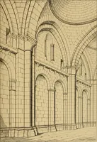 An illustration from A visit to the domed churches of Charente, France, by the Architectural Association of London, in the year 1875 : published as a memorial to Edmund Sharpe : with an historical and descriptive text, illustrated by sixty photo-lithographed plates (1880)