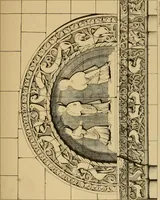 An illustration from A visit to the domed churches of Charente, France, by the Architectural Association of London, in the year 1875 : published as a memorial to Edmund Sharpe : with an historical and descriptive text, illustrated by sixty photo-lithographed plates (1880)