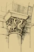 An illustration from A visit to the domed churches of Charente, France, by the Architectural Association of London, in the year 1875 : published as a memorial to Edmund Sharpe : with an historical and descriptive text, illustrated by sixty photo-lithographed plates (1880)