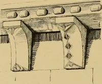An illustration from A visit to the domed churches of Charente, France, by the Architectural Association of London, in the year 1875 : published as a memorial to Edmund Sharpe : with an historical and descriptive text, illustrated by sixty photo-lithographed plates (1880)