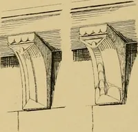 An illustration from A visit to the domed churches of Charente, France, by the Architectural Association of London, in the year 1875 : published as a memorial to Edmund Sharpe : with an historical and descriptive text, illustrated by sixty photo-lithographed plates (1880)