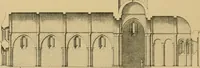An illustration from A visit to the domed churches of Charente, France, by the Architectural Association of London, in the year 1875 : published as a memorial to Edmund Sharpe : with an historical and descriptive text, illustrated by sixty photo-lithographed plates (1880)