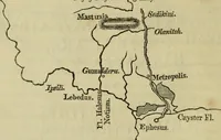 An illustration from A visit to the seven churches of Asia : with an excursion into Pisidia, containing remarks on the geography and antiquities of those countries, a map of the author's routes, and numerous inscriptions (1828)