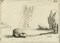 Picture 20 of 35 from Vita Beatae Mariae Virginis matris Dei, emblematibvs delineata = Vie de la bien-hevrevse Vierge Marie, mere de Diev, representée par figures emblematiques (1646), leaf 36