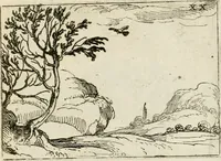 Picture 29 of 35 from Vita Beatae Mariae Virginis matris Dei, emblematibvs delineata = Vie de la bien-hevrevse Vierge Marie, mere de Diev, representée par figures emblematiques (1646), leaf 54