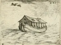 Picture 30 of 35 from Vita Beatae Mariae Virginis matris Dei, emblematibvs delineata = Vie de la bien-hevrevse Vierge Marie, mere de Diev, representée par figures emblematiques (1646), leaf 56