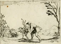 An illustration from Vita Beatae Mariae Virginis matris Dei, emblematibvs delineata = Vie de la bien-hevrevse Vierge Marie, mere de Diev, representée par figures emblematiques (1646)