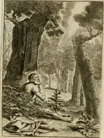 An illustration from Vita B. Ieannis Chisii Senensis Ordinis Erem. Sancti P. Augustini .. (1656)
