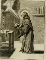 An illustration from Vita B. Ieannis Chisii Senensis Ordinis Erem. Sancti P. Augustini .. (1656)
