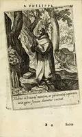 An illustration from Vita B. Philippi Benicii Florent. Ord. Servor[um] B. Mariae Virginis (1591)