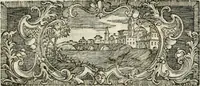 An illustration from Vita e macchine di Bartolommeo Ferracino, celebre bassanese ingegnere : colla storia del Ponte di Bassano dal medesimo rifabbrecato : illustrata da varie note riguardanti la stessa città (1754)