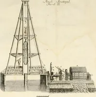 An illustration from Vita e macchine di Bartolommeo Ferracino, celebre bassanese ingegnere : colla storia del Ponte di Bassano dal medesimo rifabbrecato : illustrata da varie note riguardanti la stessa città (1754)